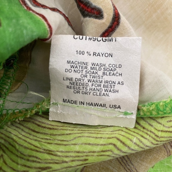 Jams WORLD Aloha Hawaiian Floral Blouse Women S Small - Picture 5 of 6